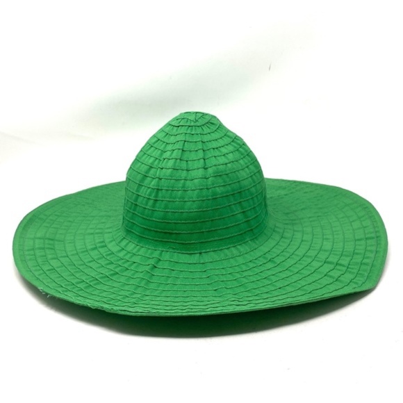 💖MEGA SALE💖J. Crew& August HC 2 beach hats SET Tan Green ALSU00514 - Picture 7 of 9